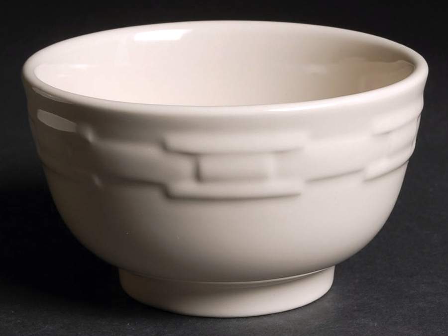 Woven Traditions Ivory 5" Bowl for 8-in-1 Entertainer Set by Longaberger-1