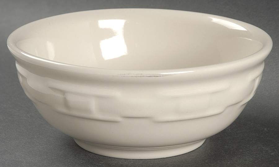 Woven Traditions Ivory 5" All Purpose Bowl by Longaberger-1