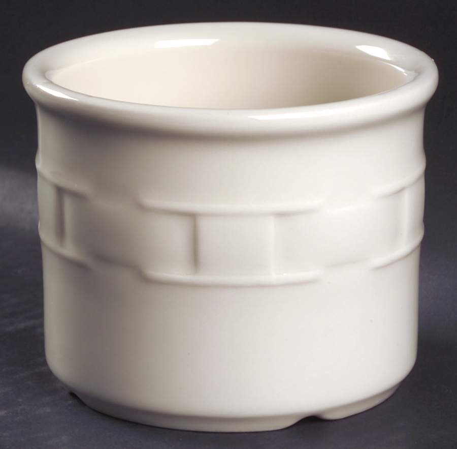 Woven Traditions Ivory 1 Pint Crock by Longaberger-1