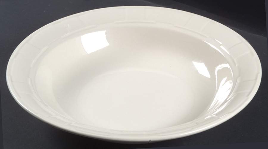 Woven Traditions Ivory 9" Salad Serving Bowl by Longaberger-1