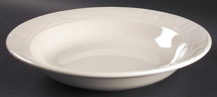 Woven Traditions Ivory 12" Pasta Serving Bowl by Longaberger-1
