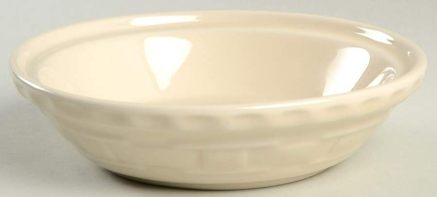 Woven Traditions Ivory 7" Pie Baking Plate by Longaberger-1