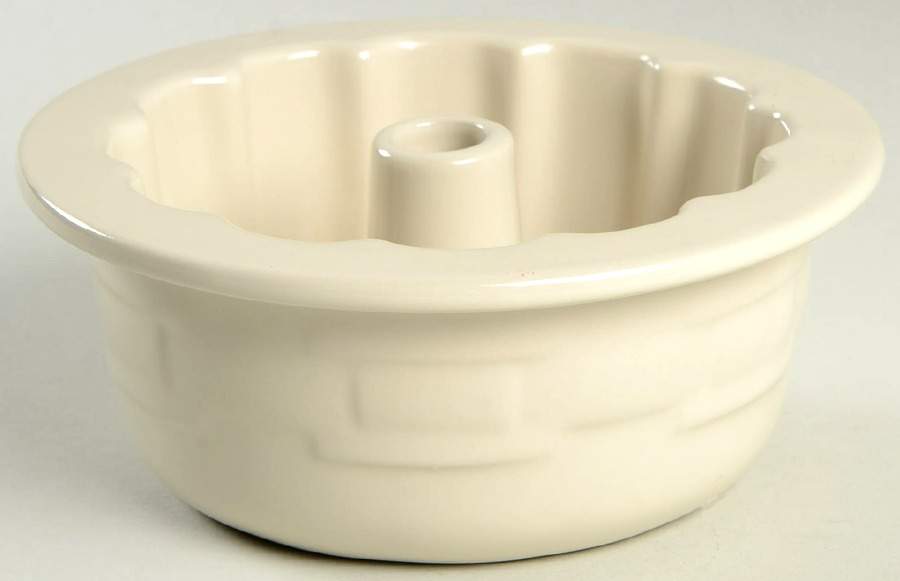 Woven Traditions Ivory Individual Bundt Pan by Longaberger-1