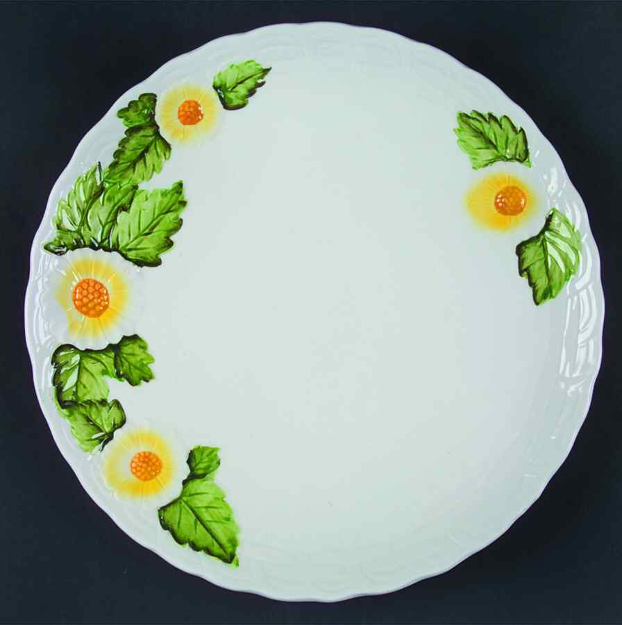 Rustic Daisy Dinner Plate by Lefton-1
