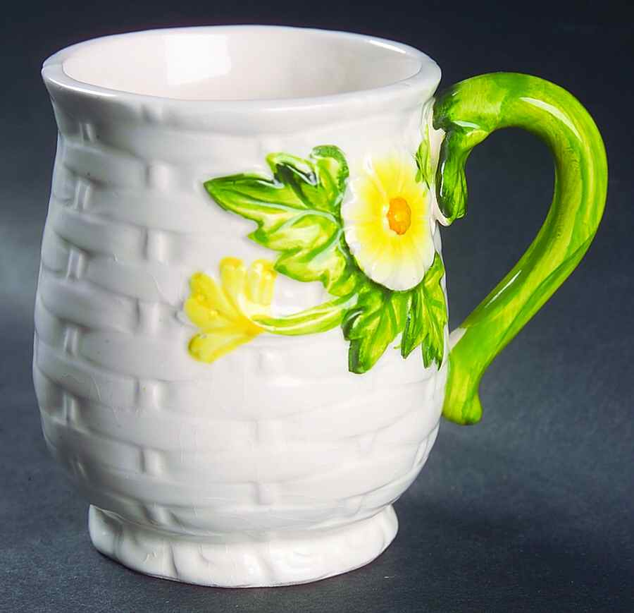Rustic Daisy Mug by Lefton-1
