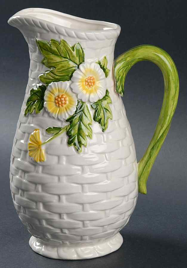 Rustic Daisy 40 Oz Pitcher by Lefton-1