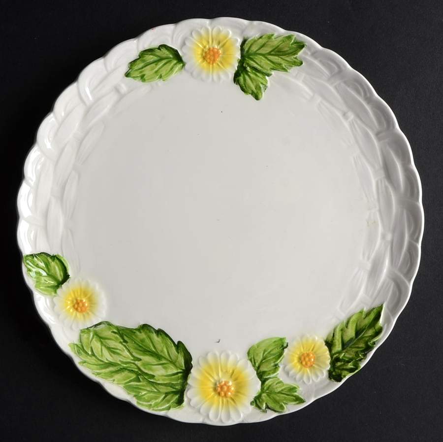 Rustic Daisy Salad Plate by Lefton-1