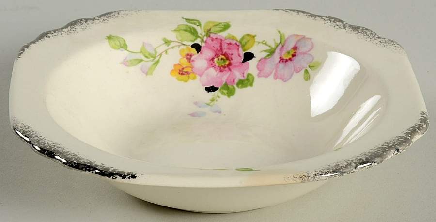 Wild Rose Fruit/Dessert (Sauce) Bowl by Limoges-American-1