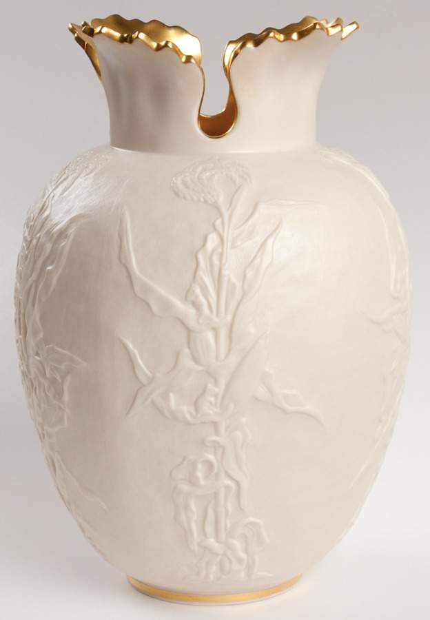 Heritage Collection (Bisque) 9" Statement Vase by Lenox-1