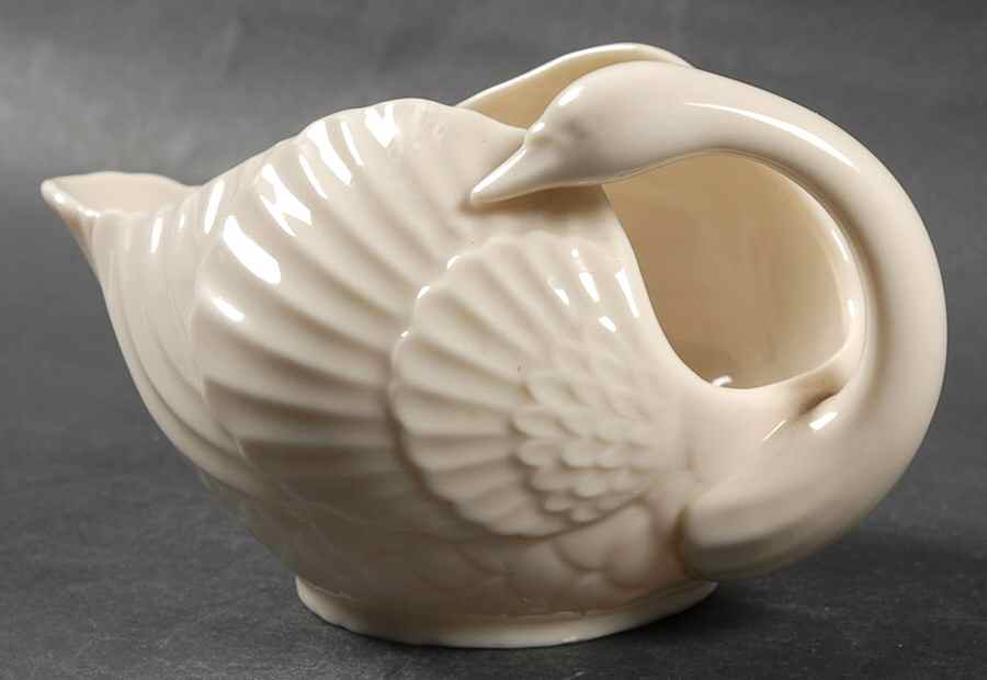 Swan Col Crm (Nt, Opentail, Gold Stamp) 3" Candlestick by Lenox-1