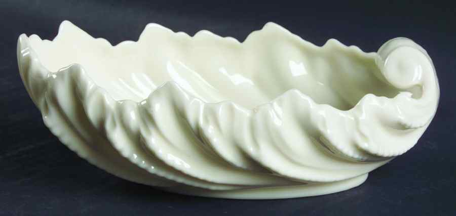 Shell Bowl Collection Cream (No Trim) 6" Shell Shaped Bowl by Lenox-1