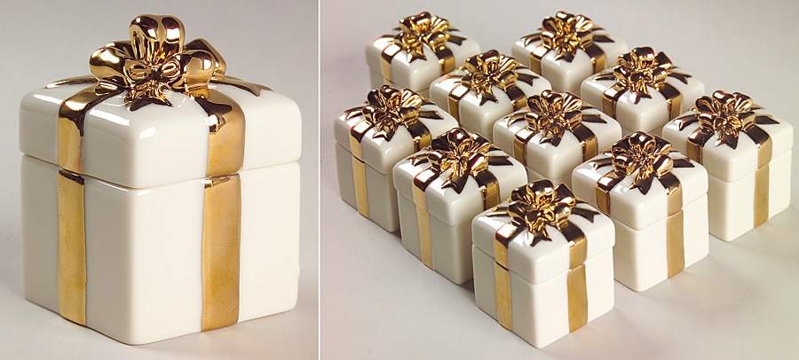 Wedding Promises Collection Set of 10 Wedding Memory Gift Boxes by Lenox-1
