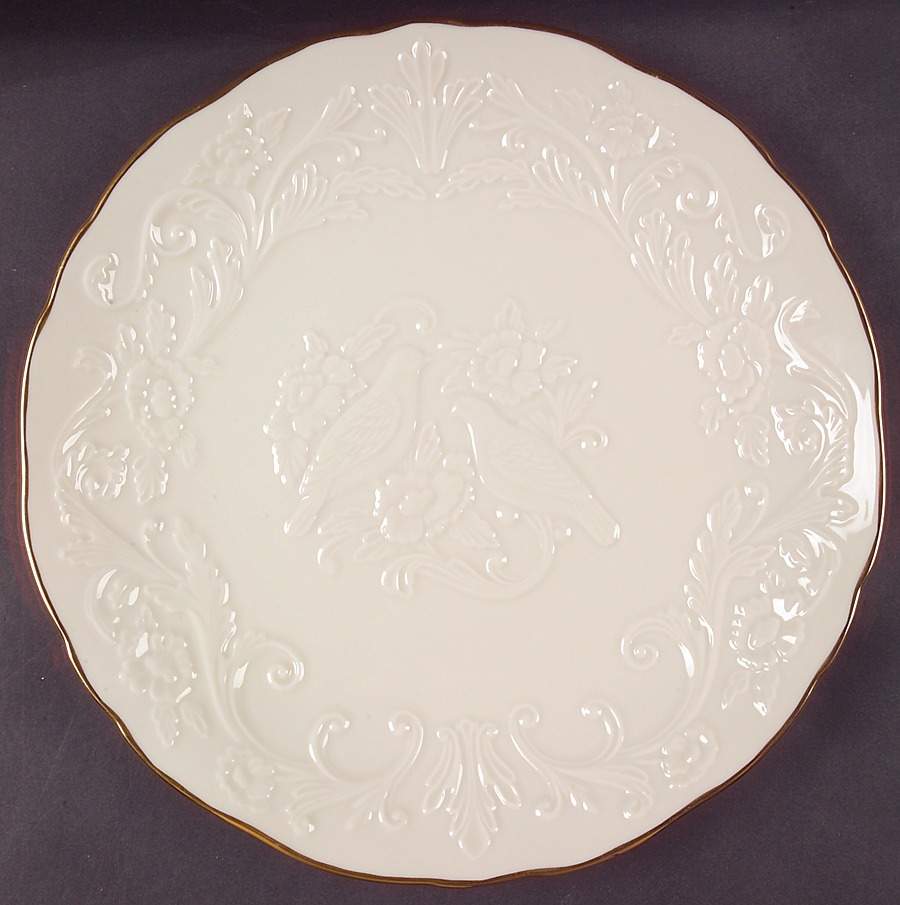 Wedding Promises Collection 12 Anniversary Plate by Lenox-1