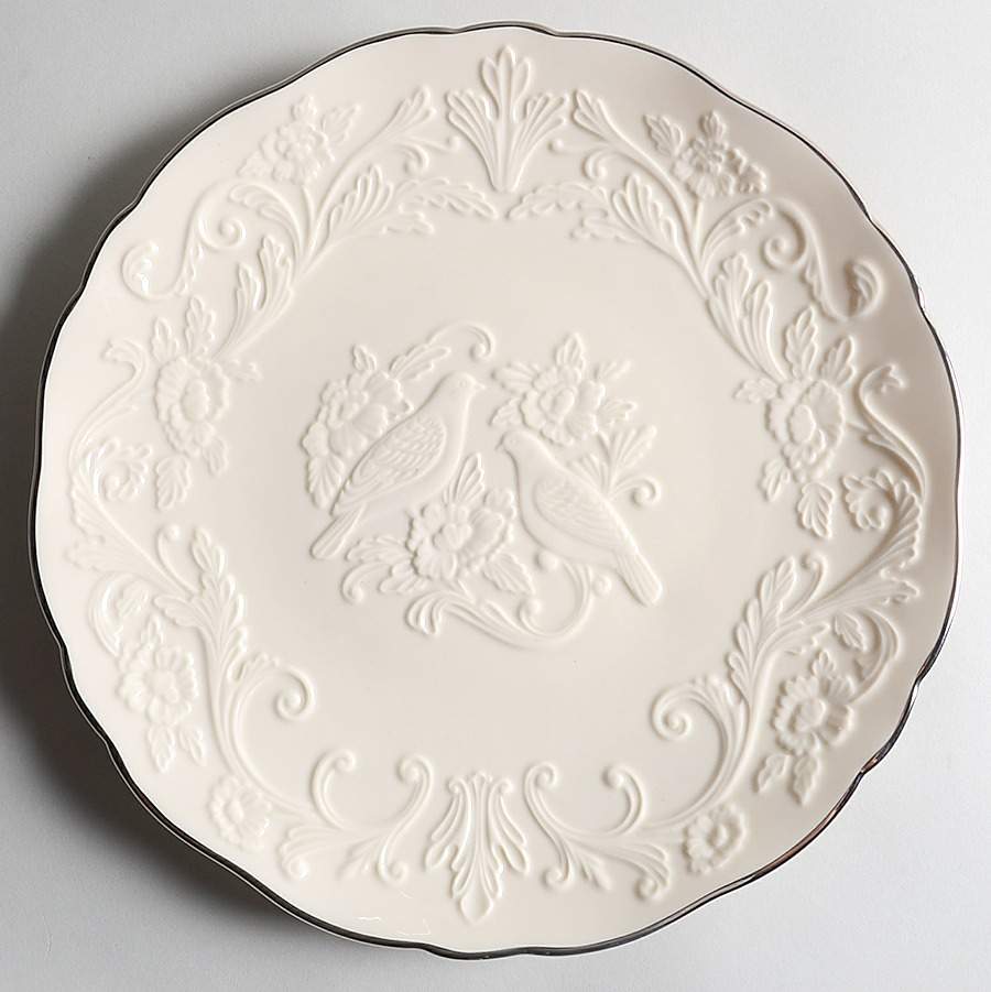 Wedding Promises Collection 12" Anniversary Plate by Lenox-1
