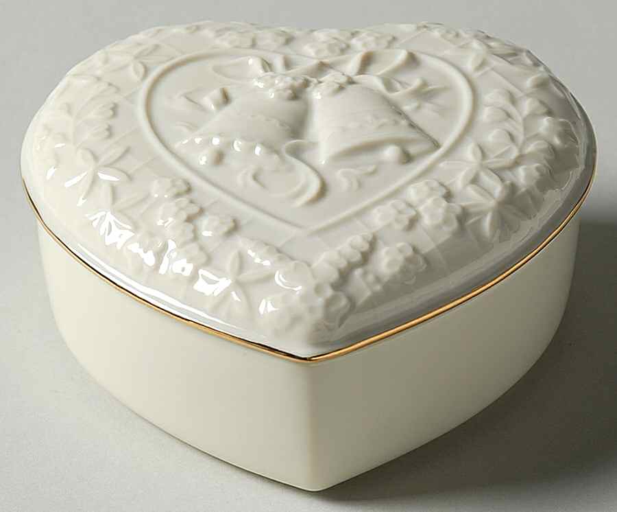 Wedding Promises Collection Heart Shape Box & Lid by Lenox-1