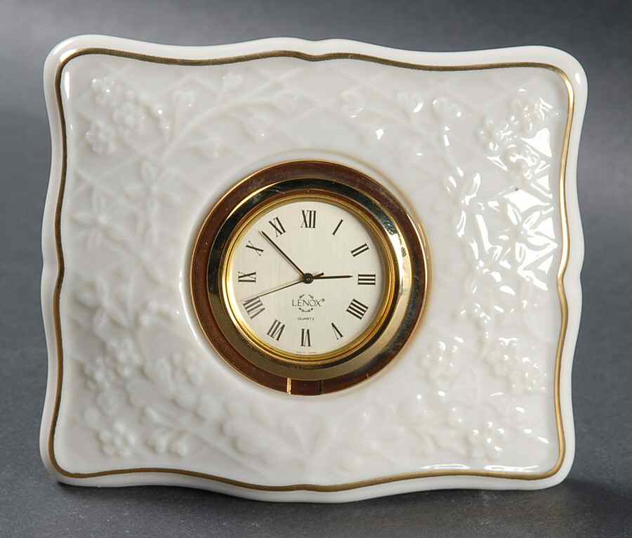 Wedding Promises Collection Quartz Clock by Lenox-1