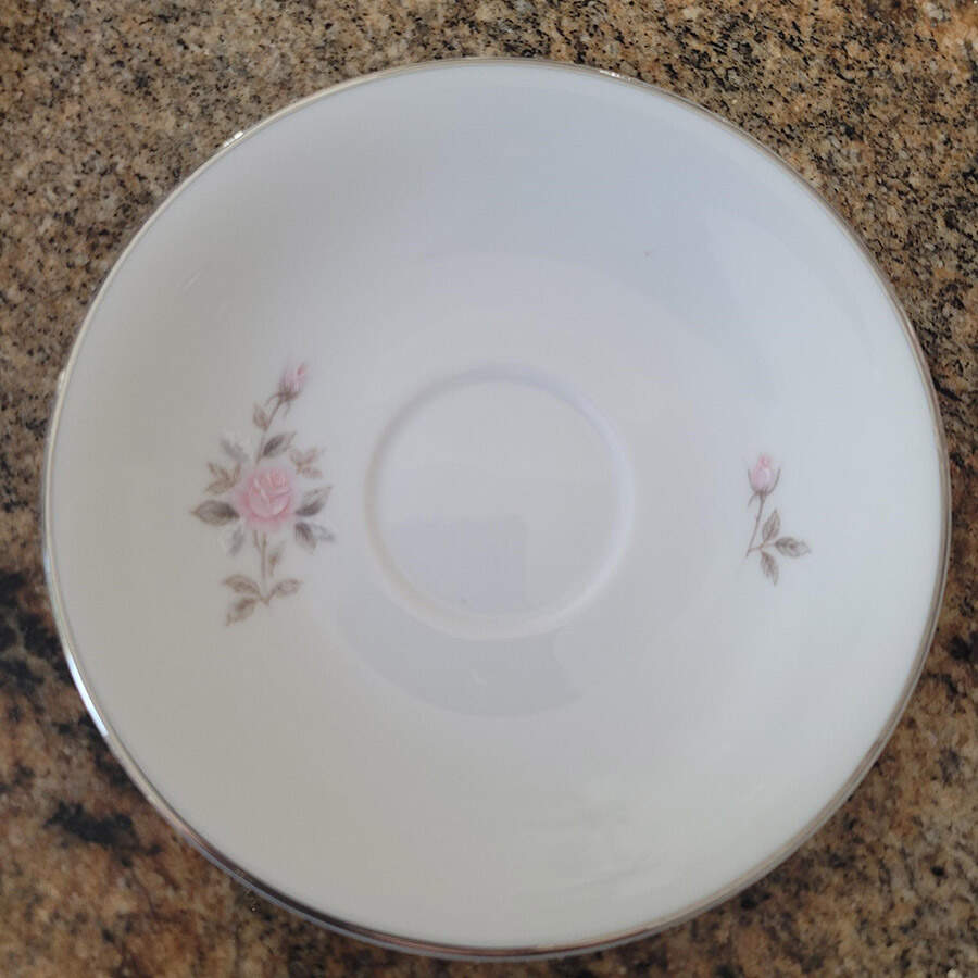 Lovely Rose Saucer by Linden-1