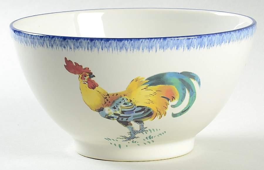 Les Coqs 6" All Purpose Bowl by Luneville-1
