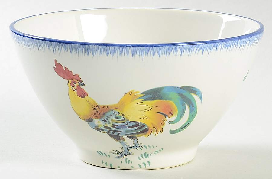 Les Coqs 6" All Purpose Bowl by Luneville-1
