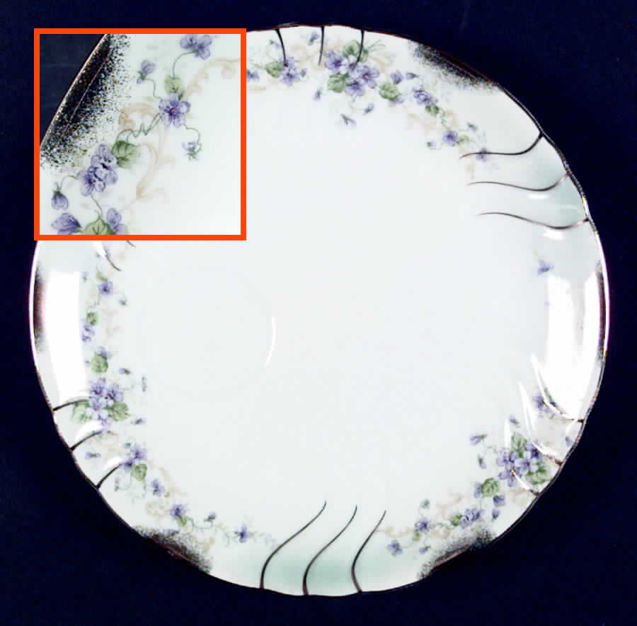 1376v Snack Plate by Lefton-1