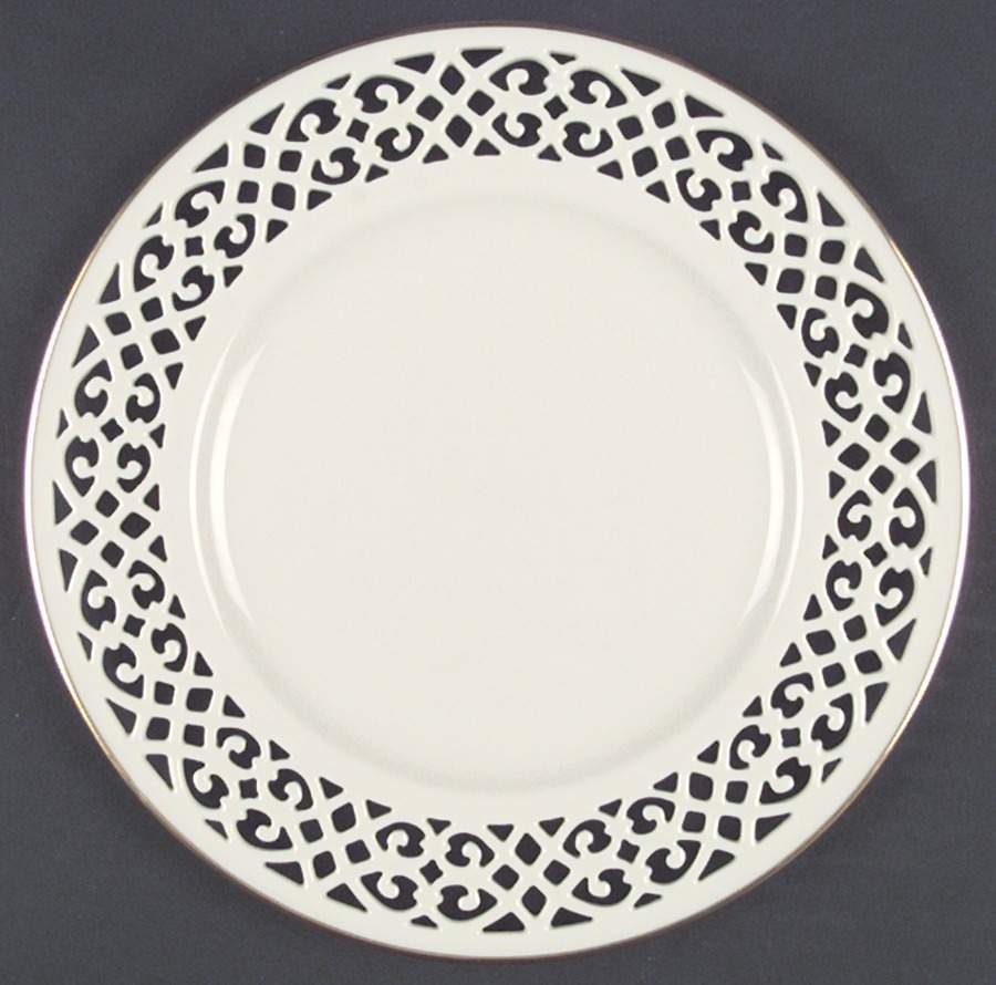 Matelasse Accent Luncheon Plate by Lenox-1