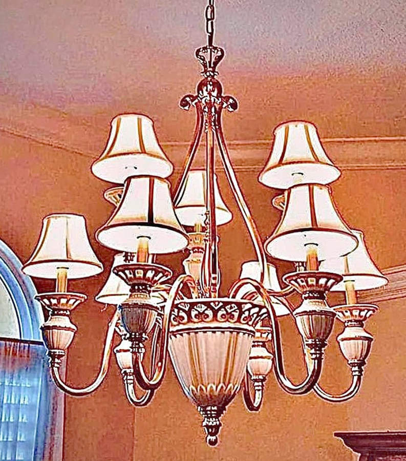 Matelasse 9 Light Chandelier by Lenox-1