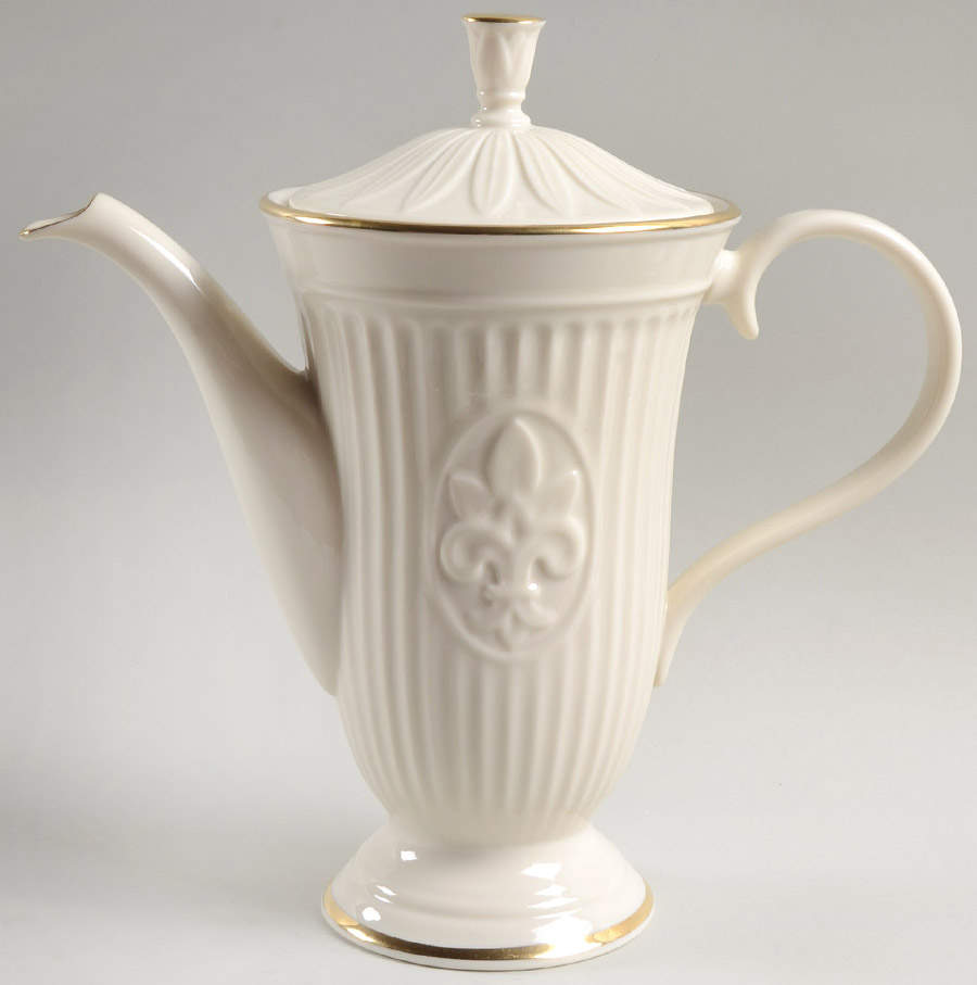 Matelasse Coffee Pot & Lid by Lenox-1