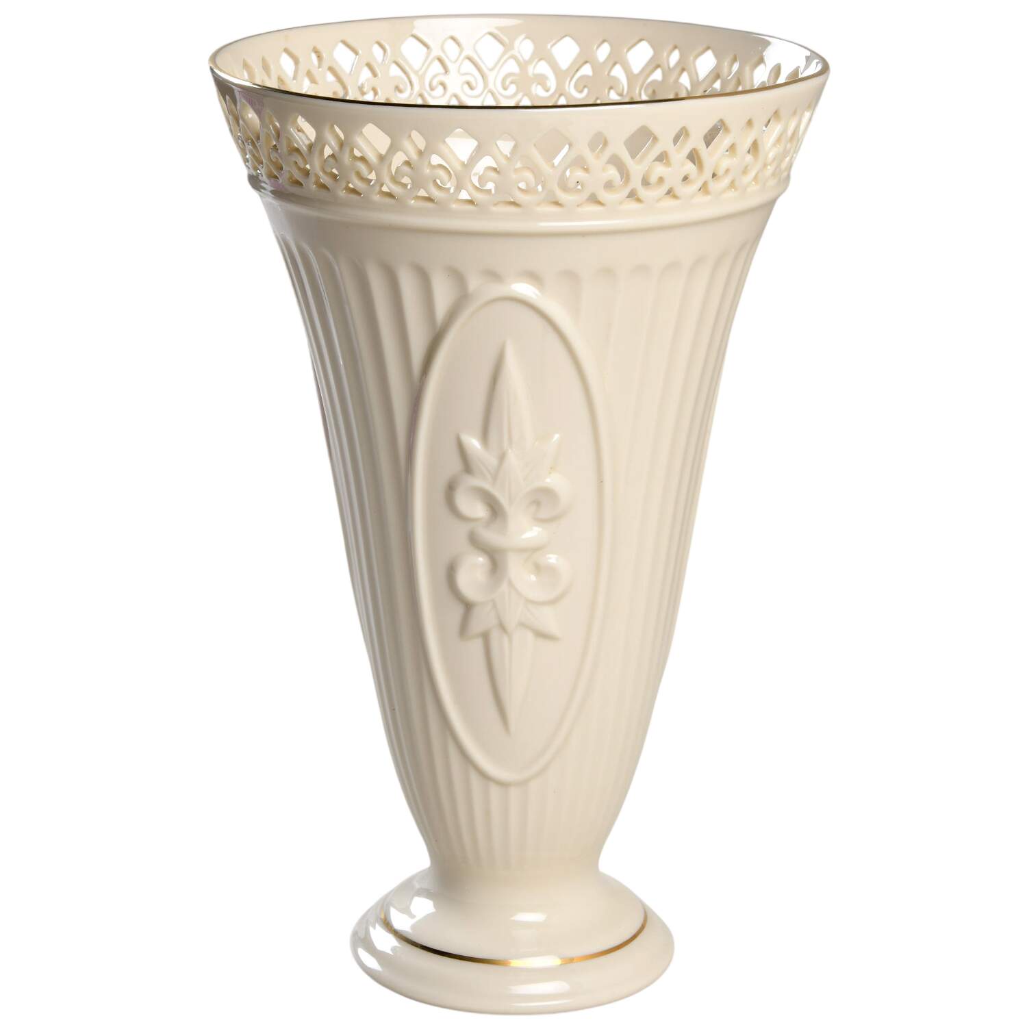 Matelasse 10'' Vase by Lenox-1