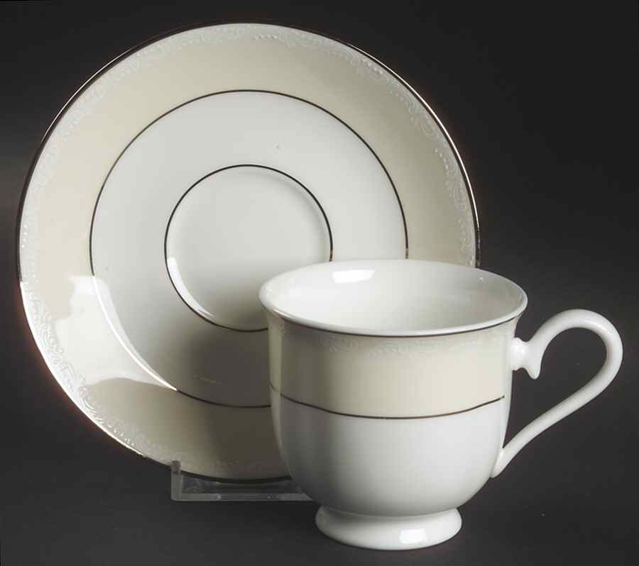 Faith Footed Cup & Saucer Set by Lenox-1