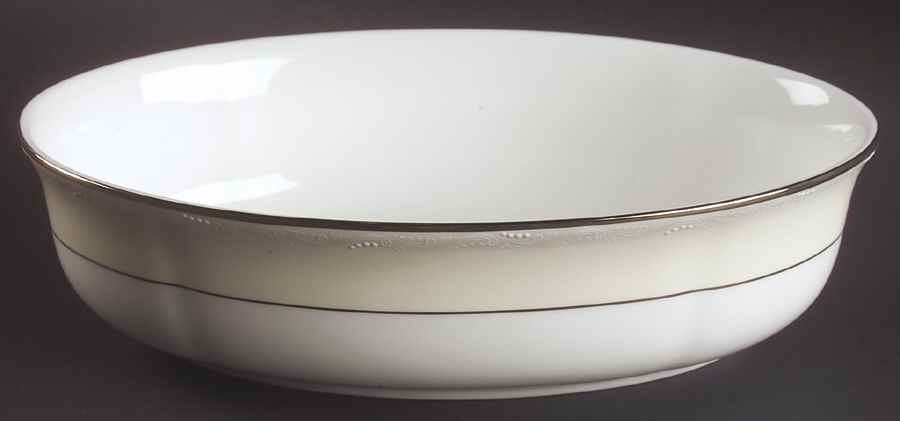 Faith 9" Oval Vegetable Bowl by Lenox-1