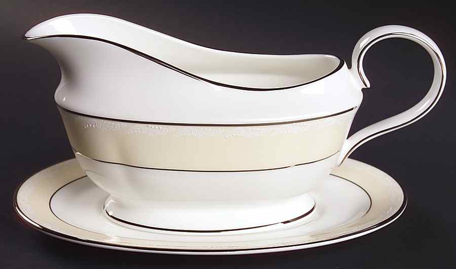Faith Gravy Boat & Underplate by Lenox-1