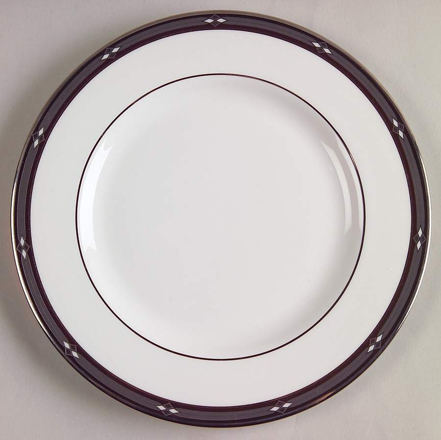 Diamond Solitaire Salad Plate by Lenox-1