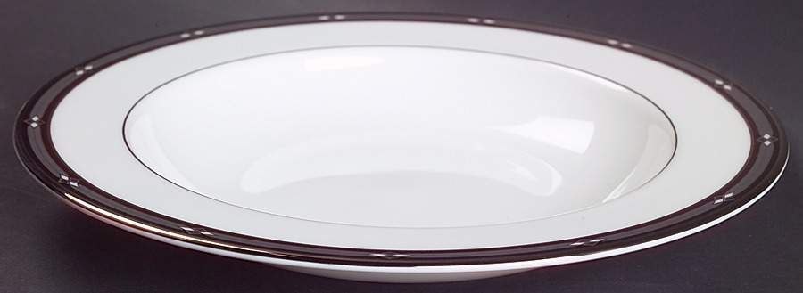 Diamond Solitaire 9" Soup/Pasta Bowl by Lenox-1