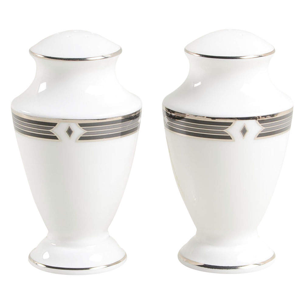 Diamond Solitaire Salt & Pepper Set by Lenox-1