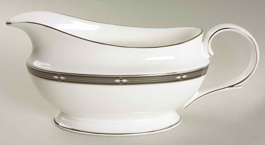 Diamond Solitaire Gravy Boat by Lenox-1