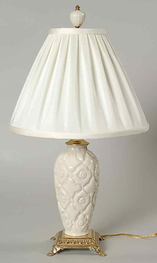 Buttons & Bows Collection 16" Lamp Electric & Shade by Lenox-1