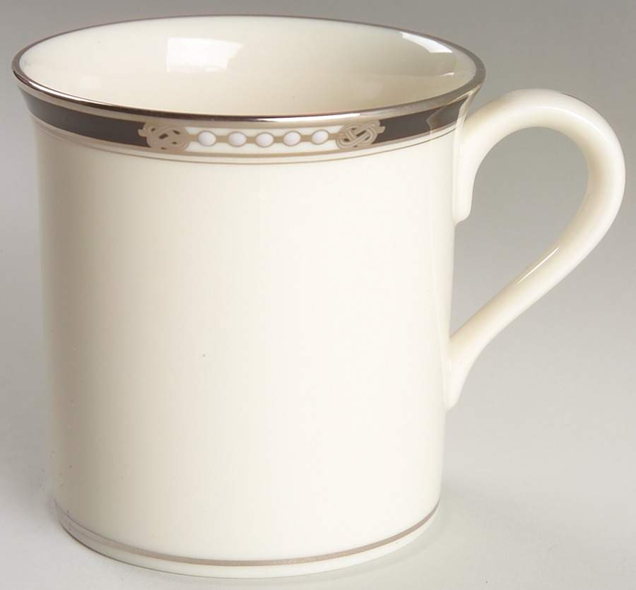 Hancock Platinum (Ivory) Mug by Lenox-1