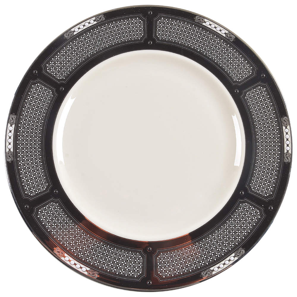 Hancock Platinum (Ivory) Accent Luncheon Plate by Lenox-1