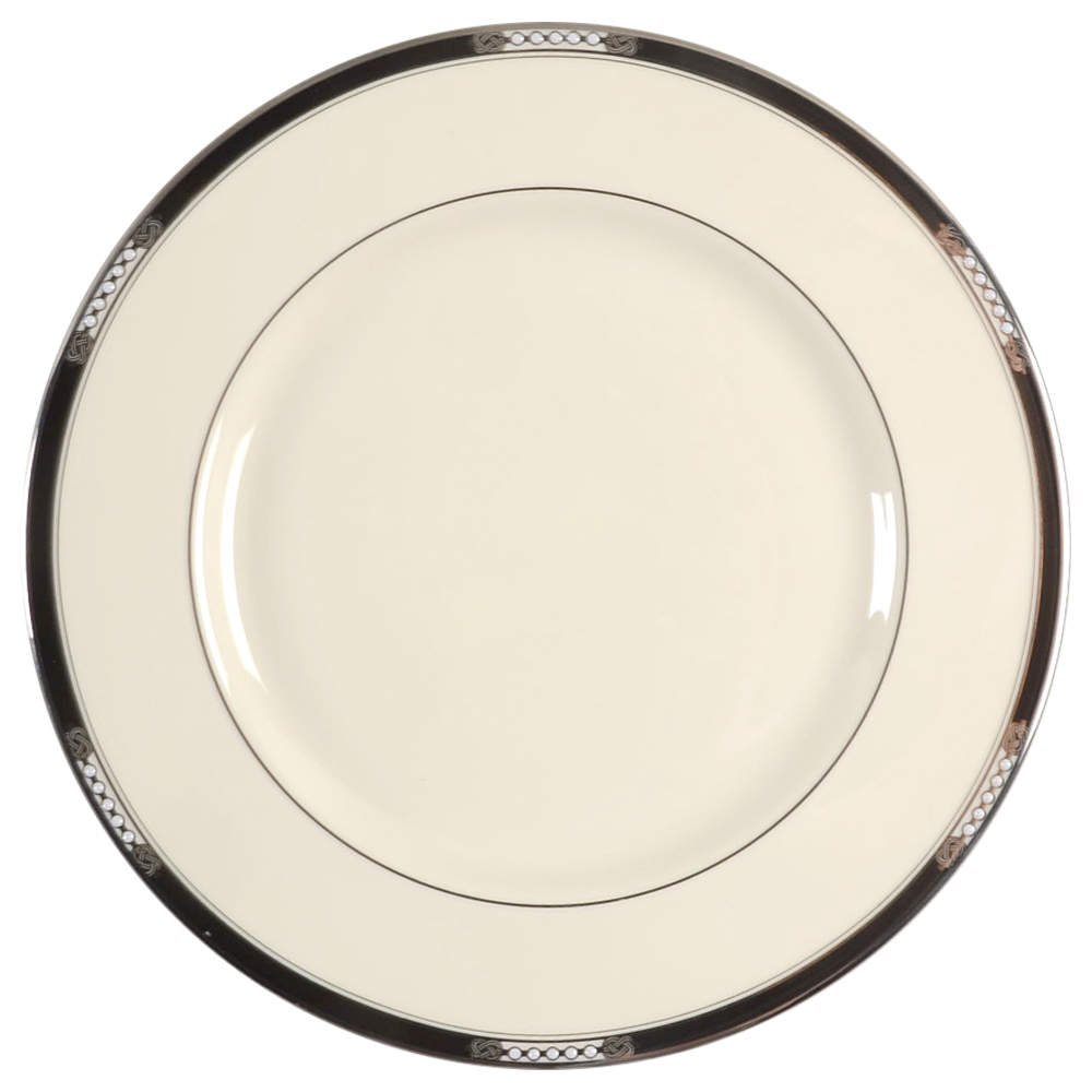 Hancock Platinum (Ivory) Dinner Plate by Lenox-1