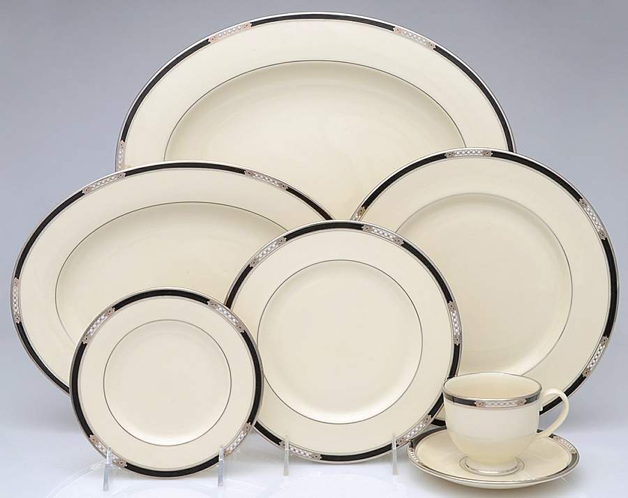 Hancock Platinum (Ivory) 42 Piece Estate Set by Lenox-1