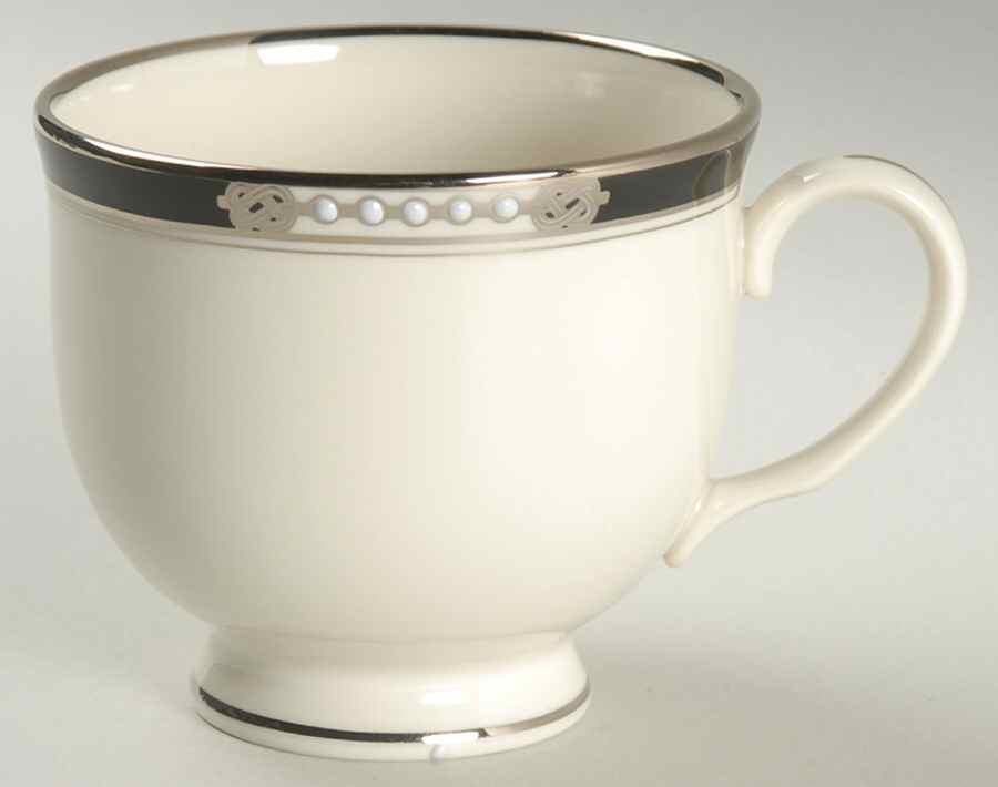Hancock Platinum (Ivory) Footed Cup by Lenox-1