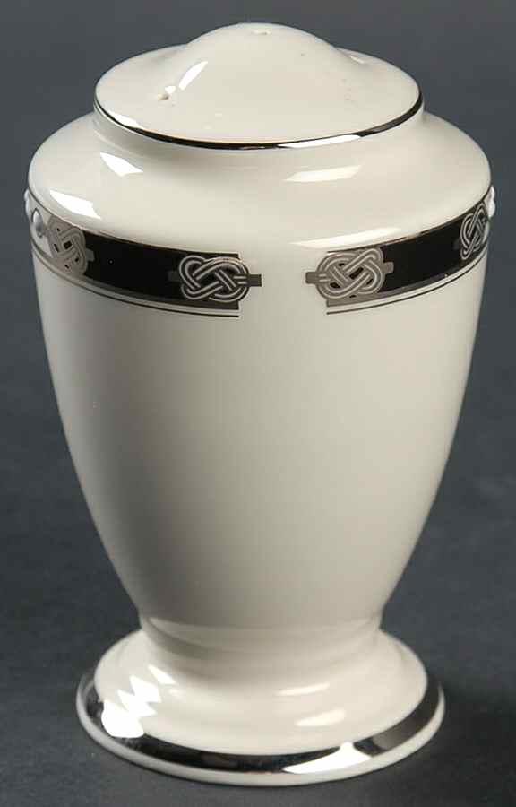 Hancock Platinum (Ivory) Pepper Shaker by Lenox-1
