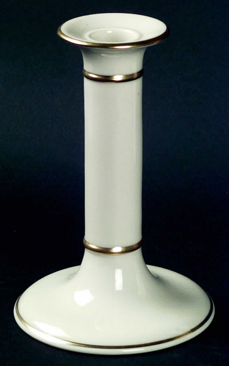 Windsor Collection Gold 7" Candlestick by Lenox-1