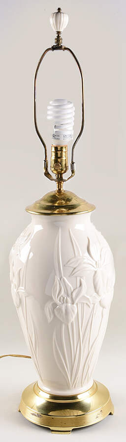 Masterpiece Collection 34" Electric Lamp No Shade by Lenox-1