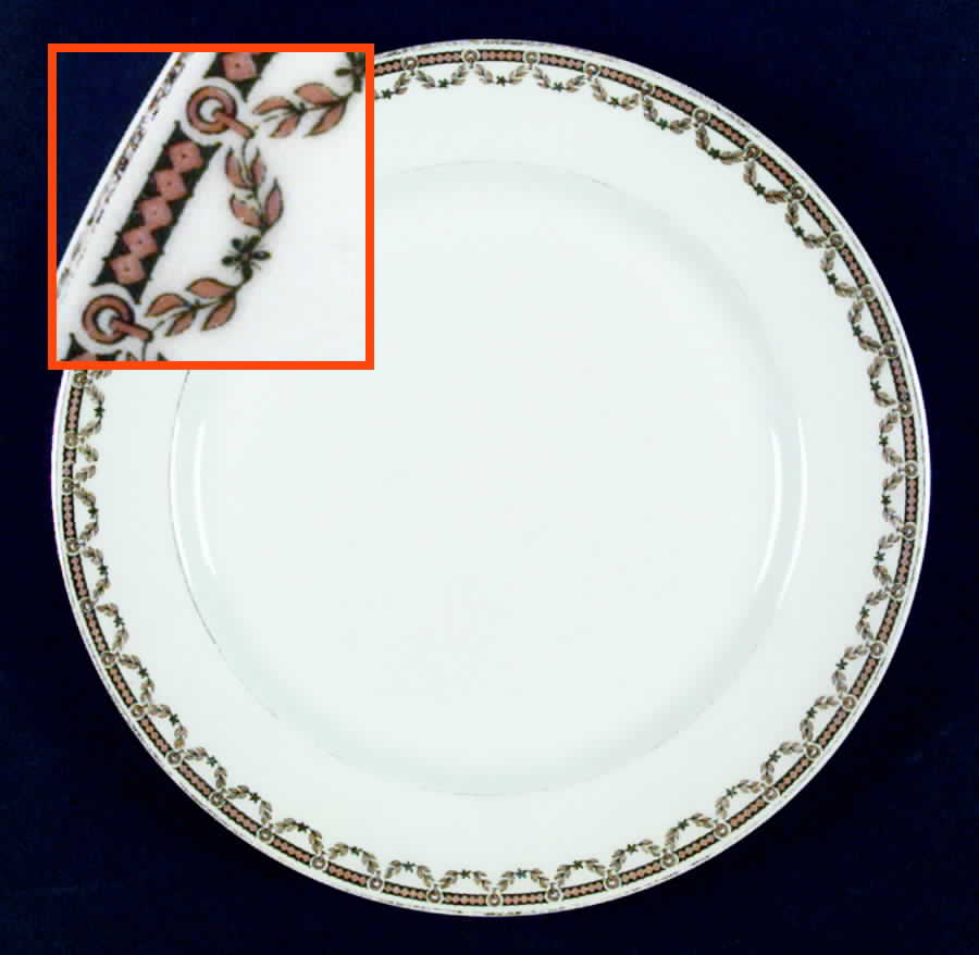 LIM58 Dinner Plate by Limoges-French-1