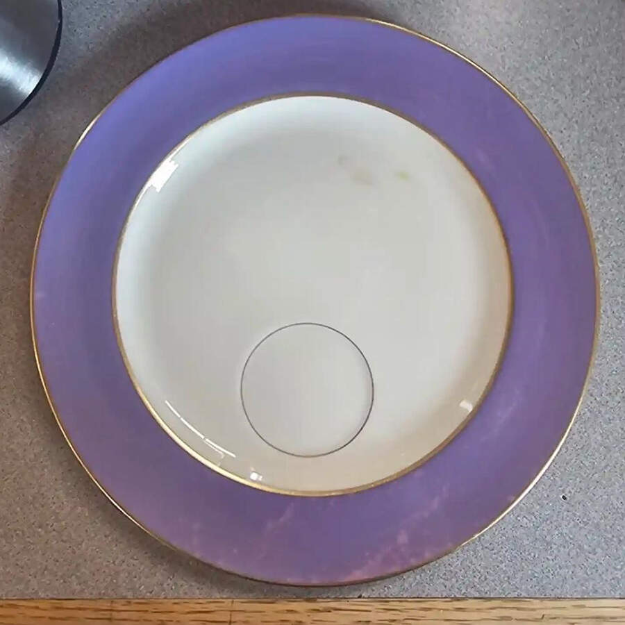 O46C Mauve Snack Plate by Lenox-1