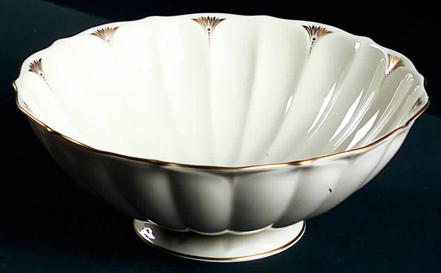 Lotus Collection (Gold Trim) Small Centerpiece by Lenox-1