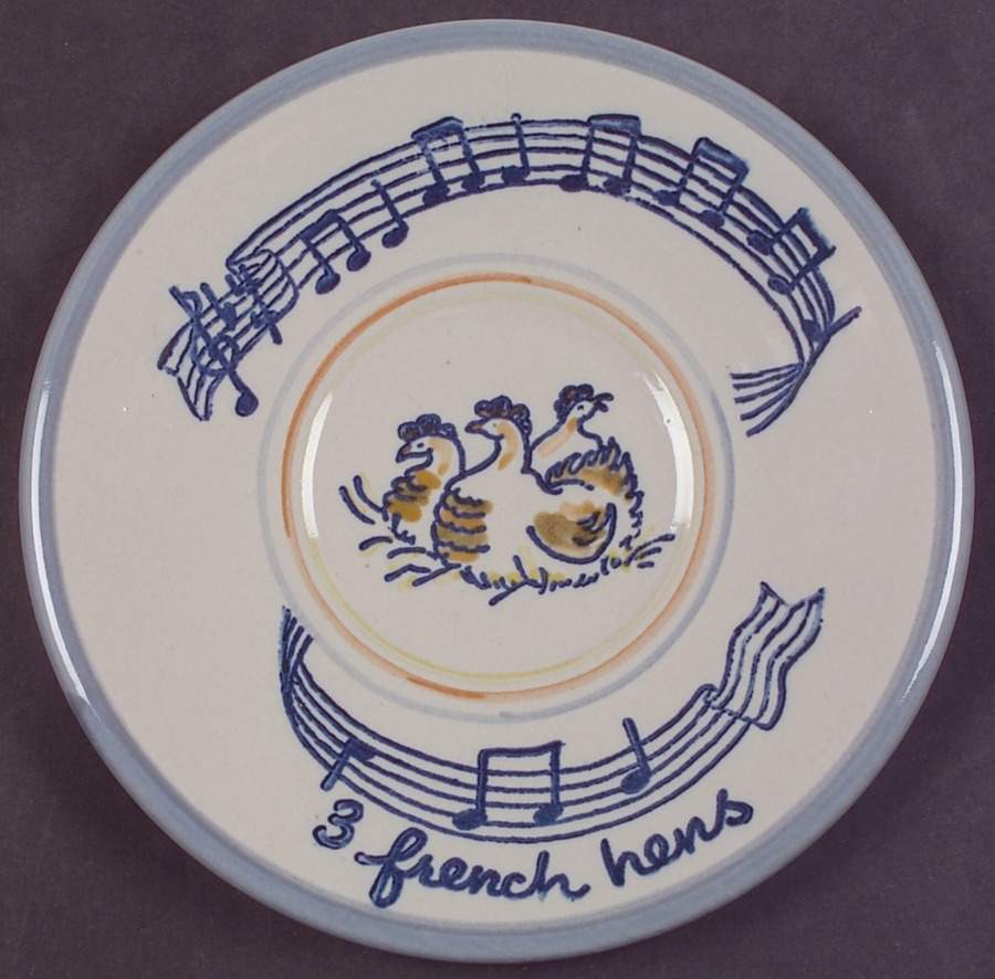 Twelve Days of Christmas Dessert/Pie Plate by Louisville-1