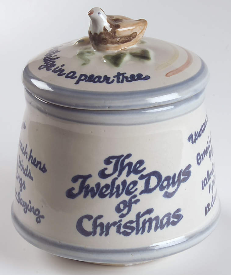 Twelve Days of Christmas Candy Box & Lid by Louisville-1