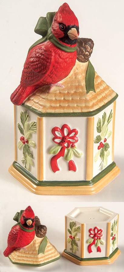 Winter Greetings Stacking Figure Salt & Pepper Set by Lenox-1